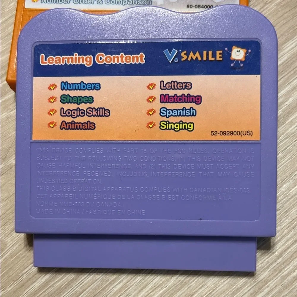 VTech V.Smile Go Diego Go Game Cartridge - Purple